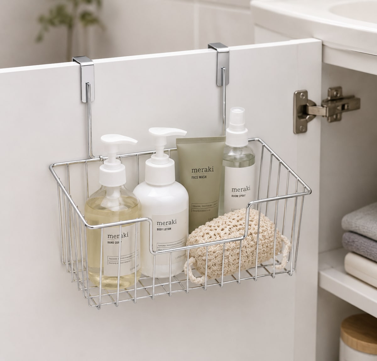 Over The Door Cabinet Basket 24.8cm - default