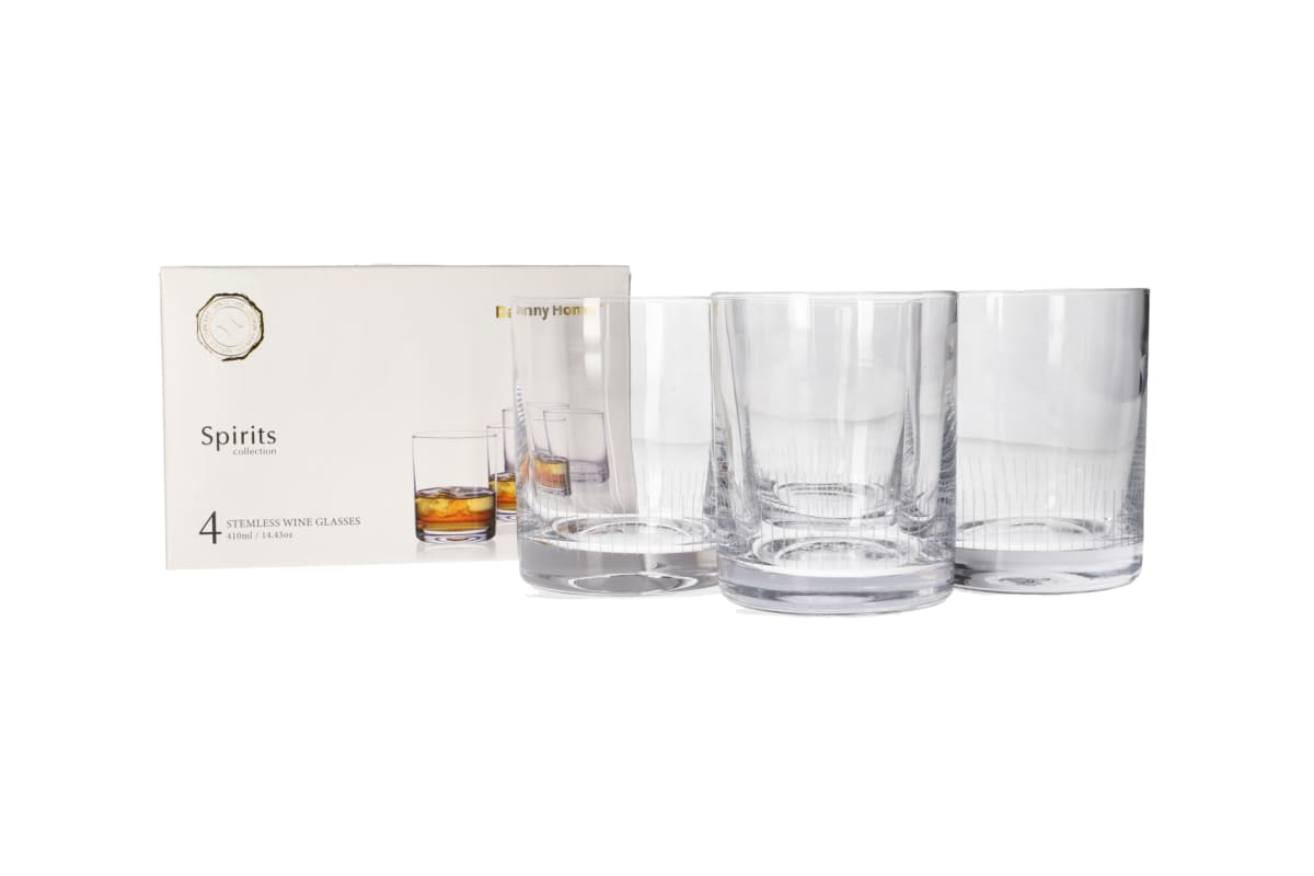 Whiskey Glass 410ml 4 pcs  - default