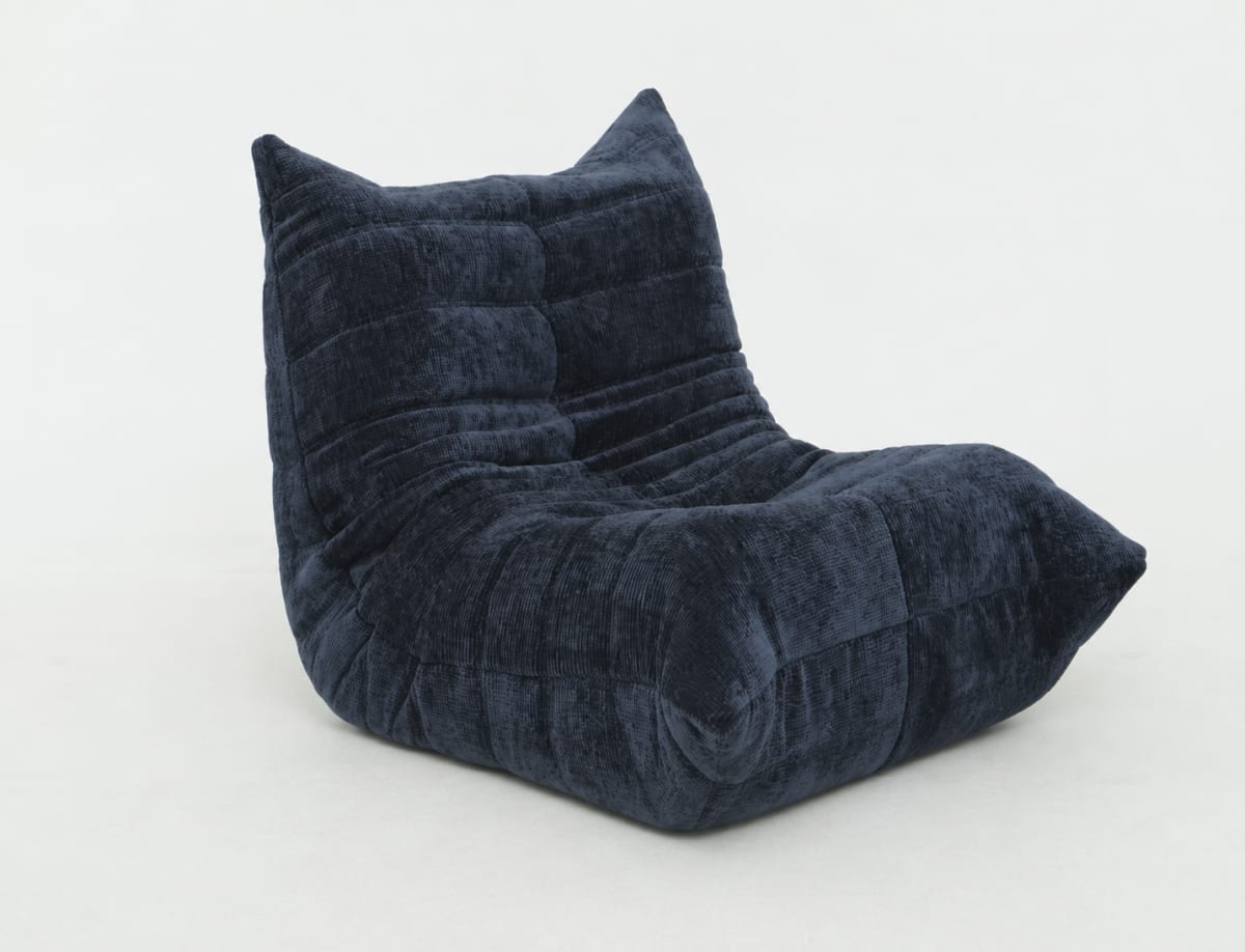 Navy Compressed Lounge Sofa 90cm - default