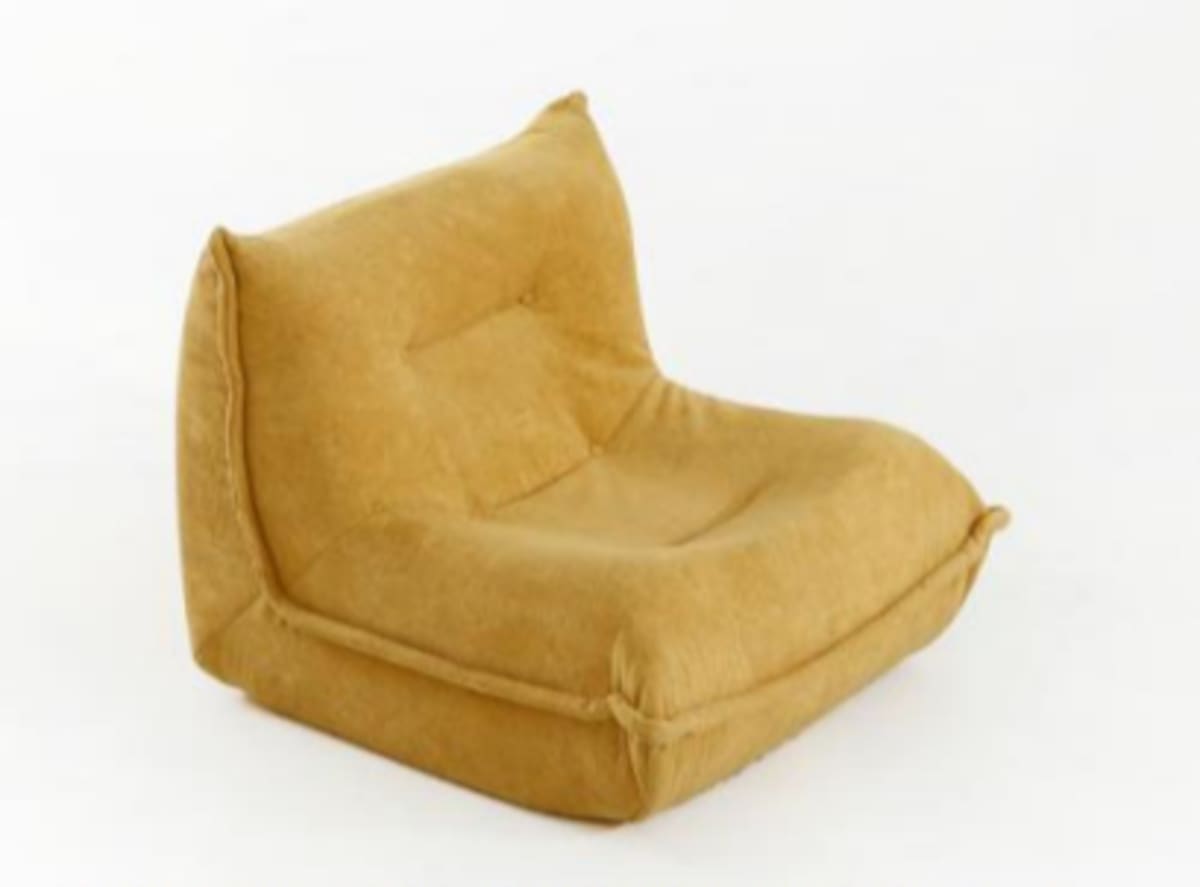 Yellow Compressed Lounge Sofa 93cm  - default