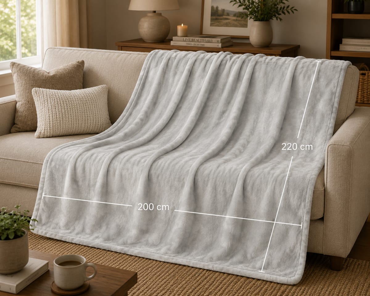 Super Soft Plush Throw Blanket - default