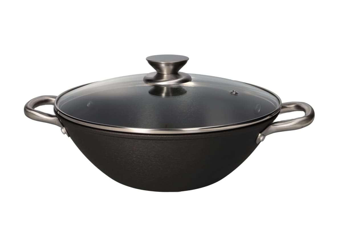 Cast-Iron Non-Stick Wok 37.5cm - default