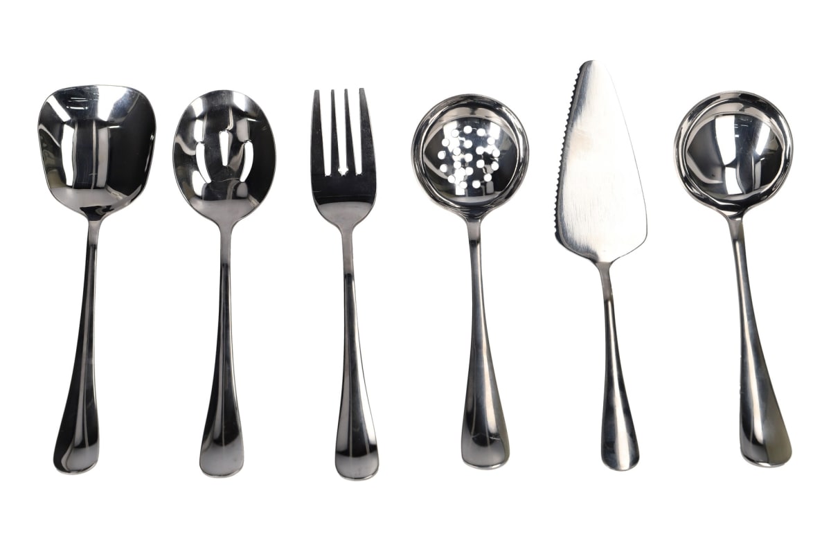Silver Cake Slicer &amp; Server 22.4cm - default