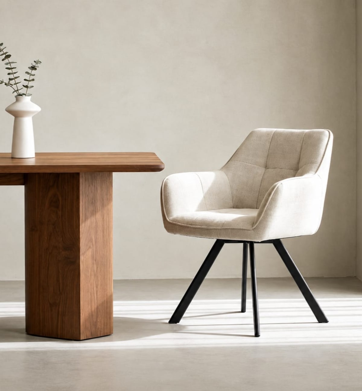 Arm Rest Dining Chair 54cm - default