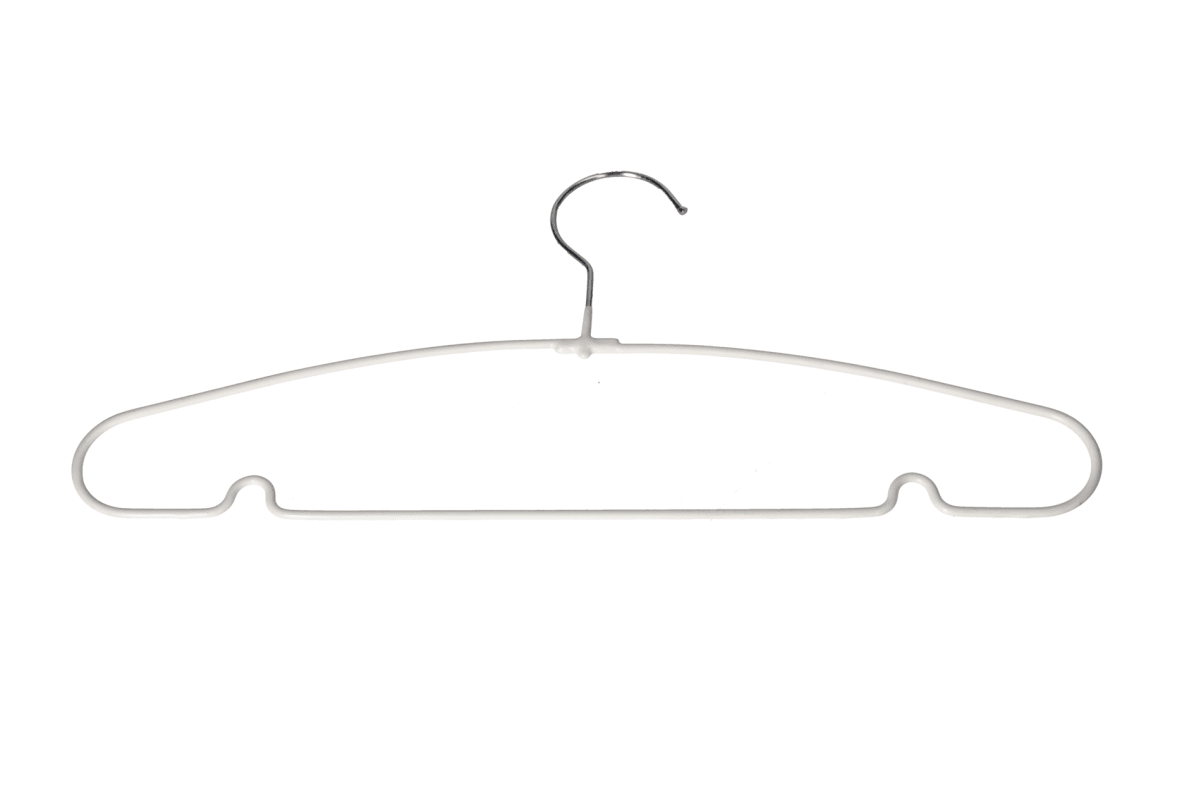 Non-slip Rubber Coated Metal Hangers 5 Pcs - default