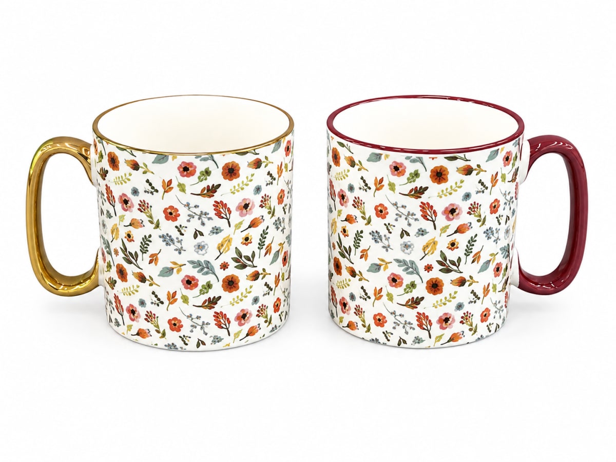 Porcelain Coffee Mug Set 2pcs 450ml - default