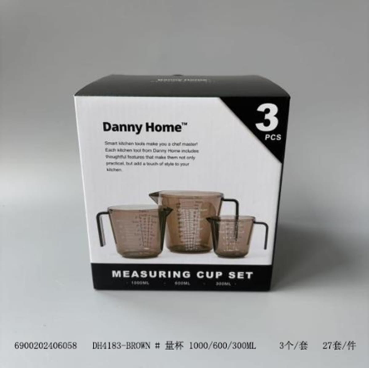 Plastic Measuring Jugs 3pcs - default