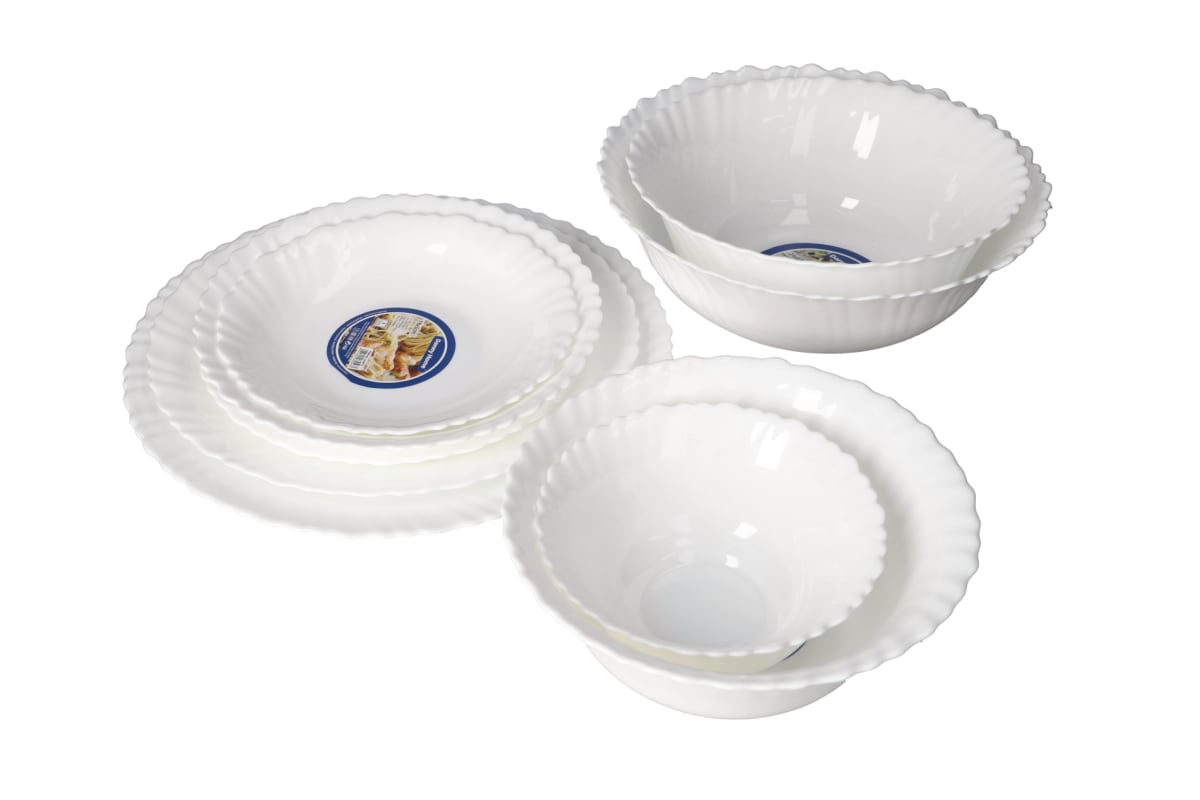 Opal Glass Soup Plate 21.5cm - default