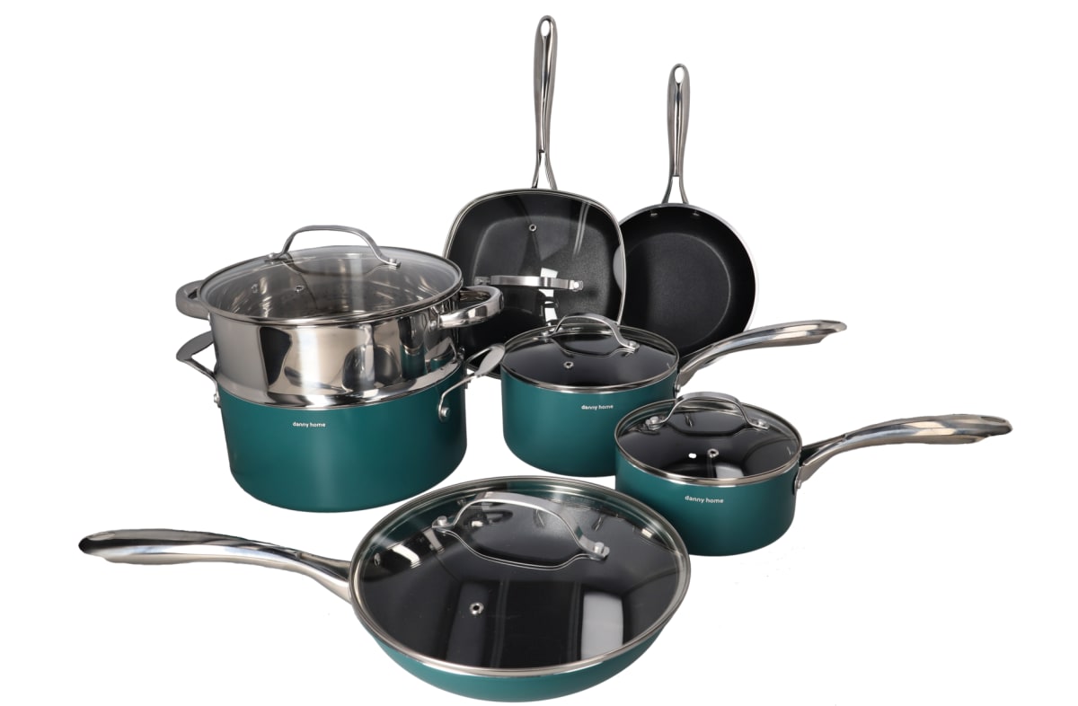 Cookware Pots Set with Lids 12pcs - default
