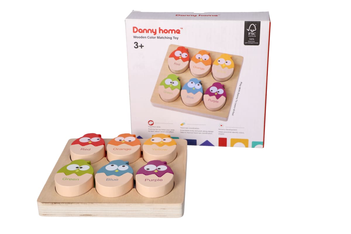 Wooden Egg Stacking Toy Set | Danny Home