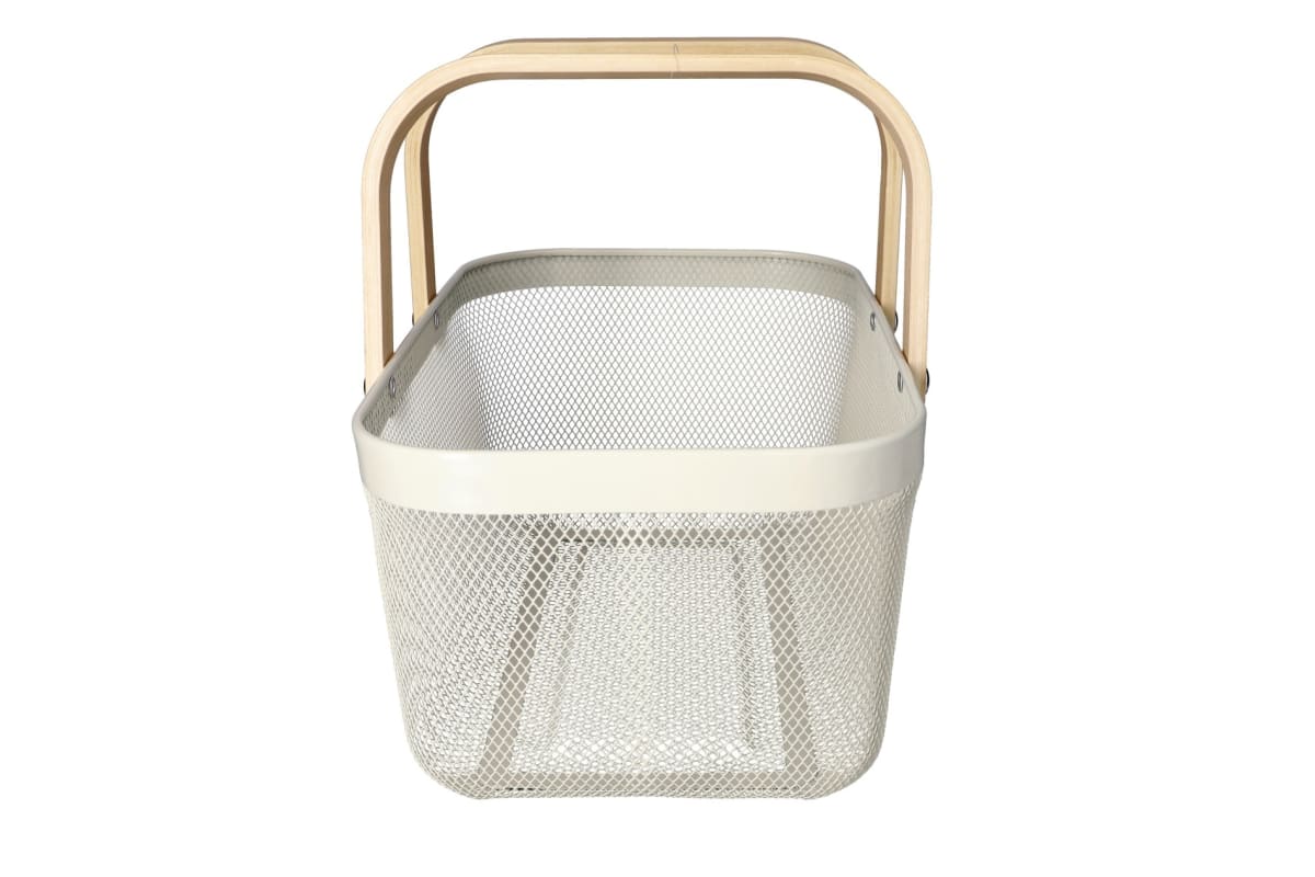 Mesh Stainless Steel Storage Basket 40cm - default