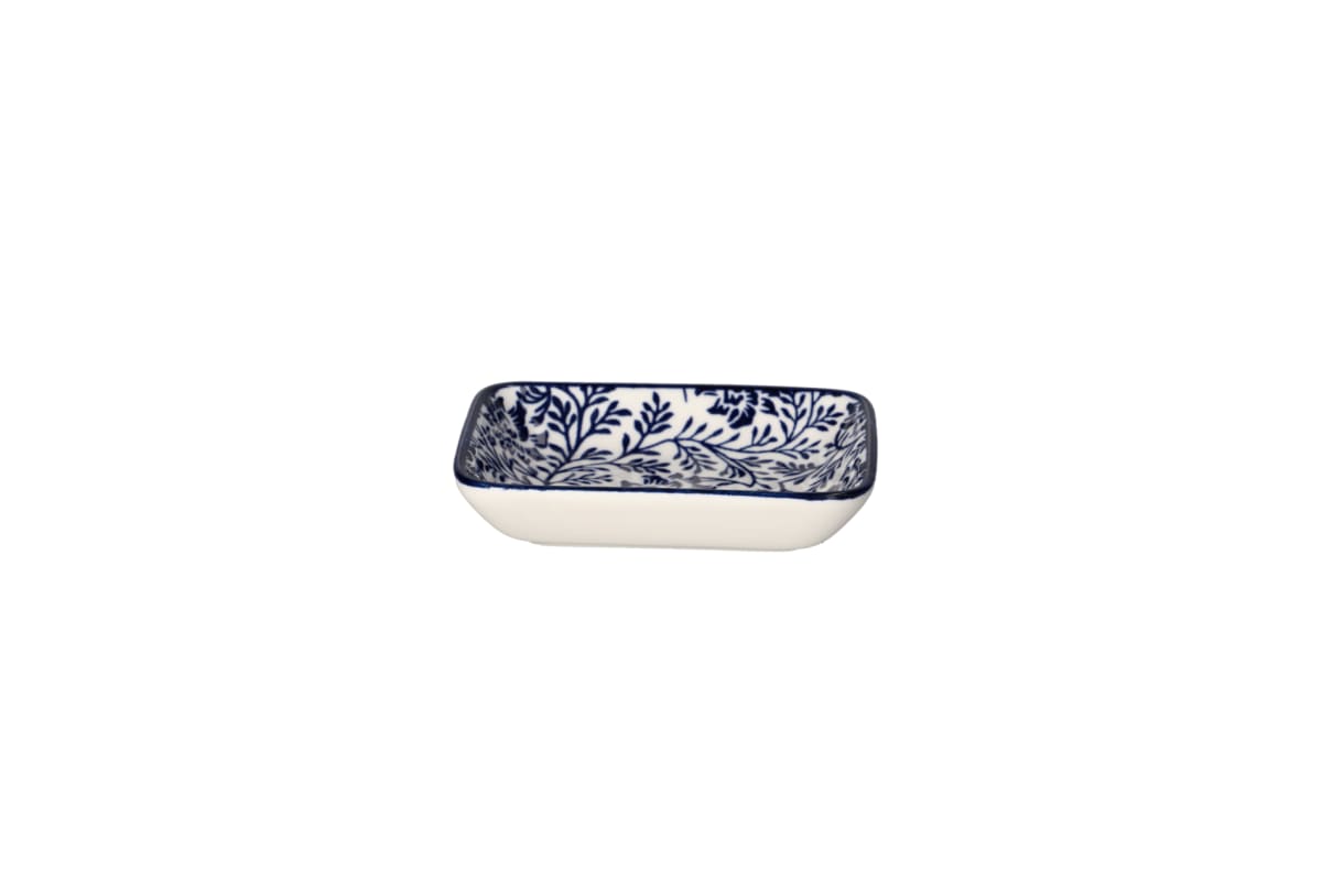 Floral Design Sauce Dish 10cm - default