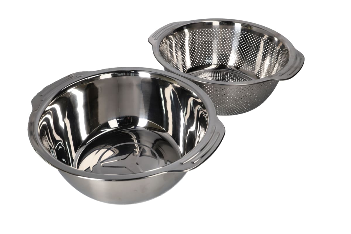 Drain Colander &amp; Basin Set 2pcs 30cm - default