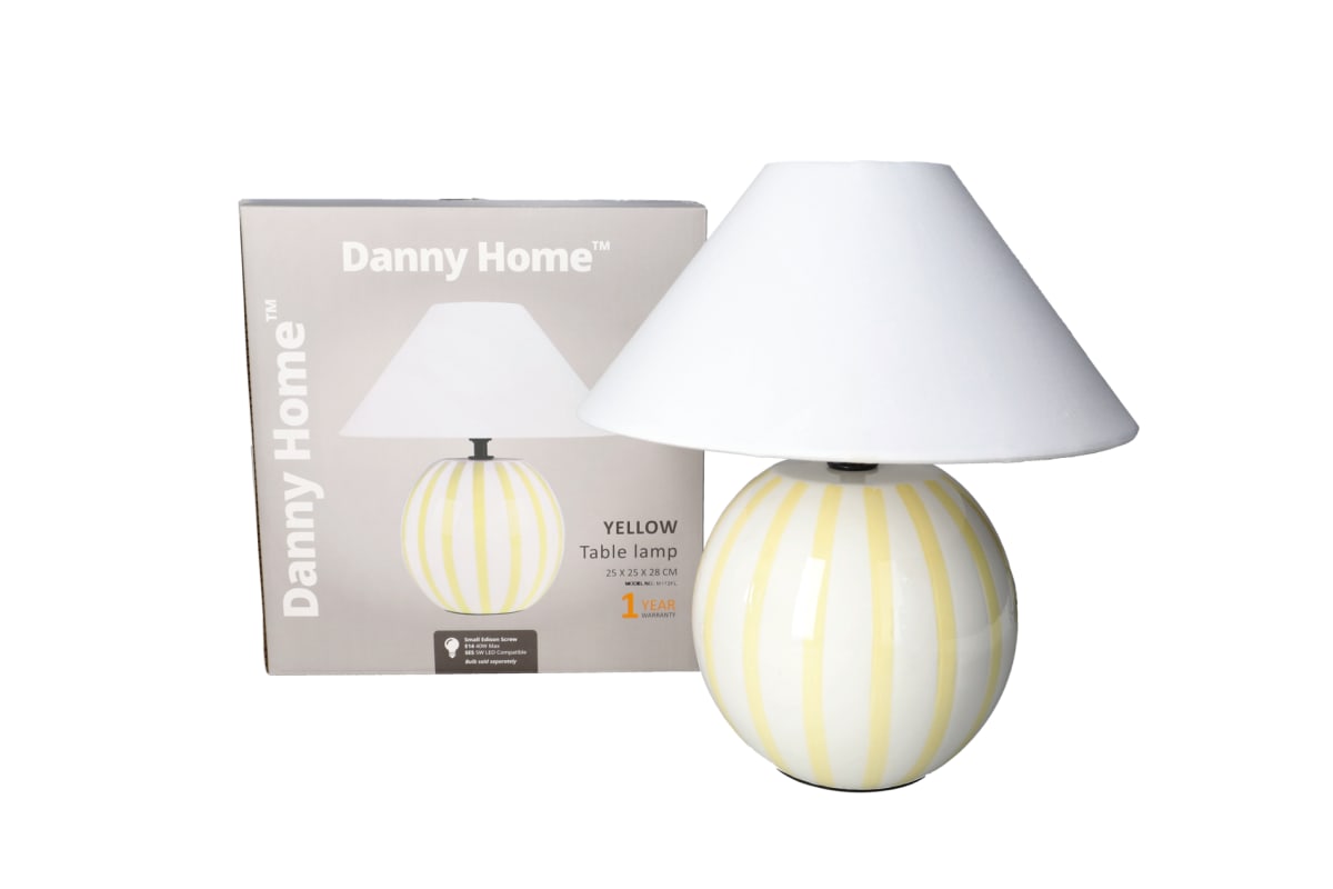 Yellow Table Lamp 28cm - default