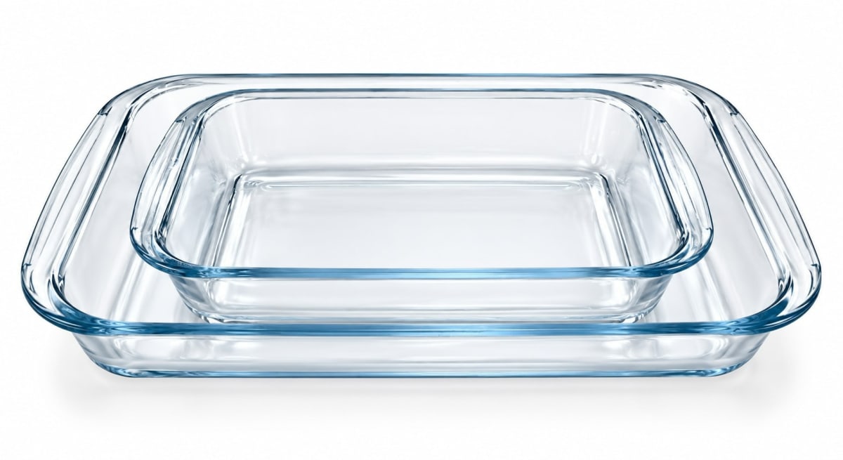 Rectangular Baking Pan Set 2pcs 1.6L+3.0L  - default