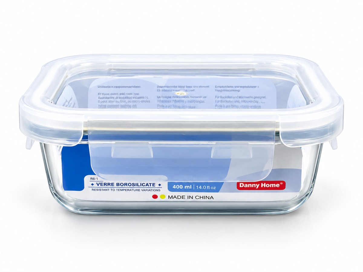 Borosilicate Food Container 400ml  - default