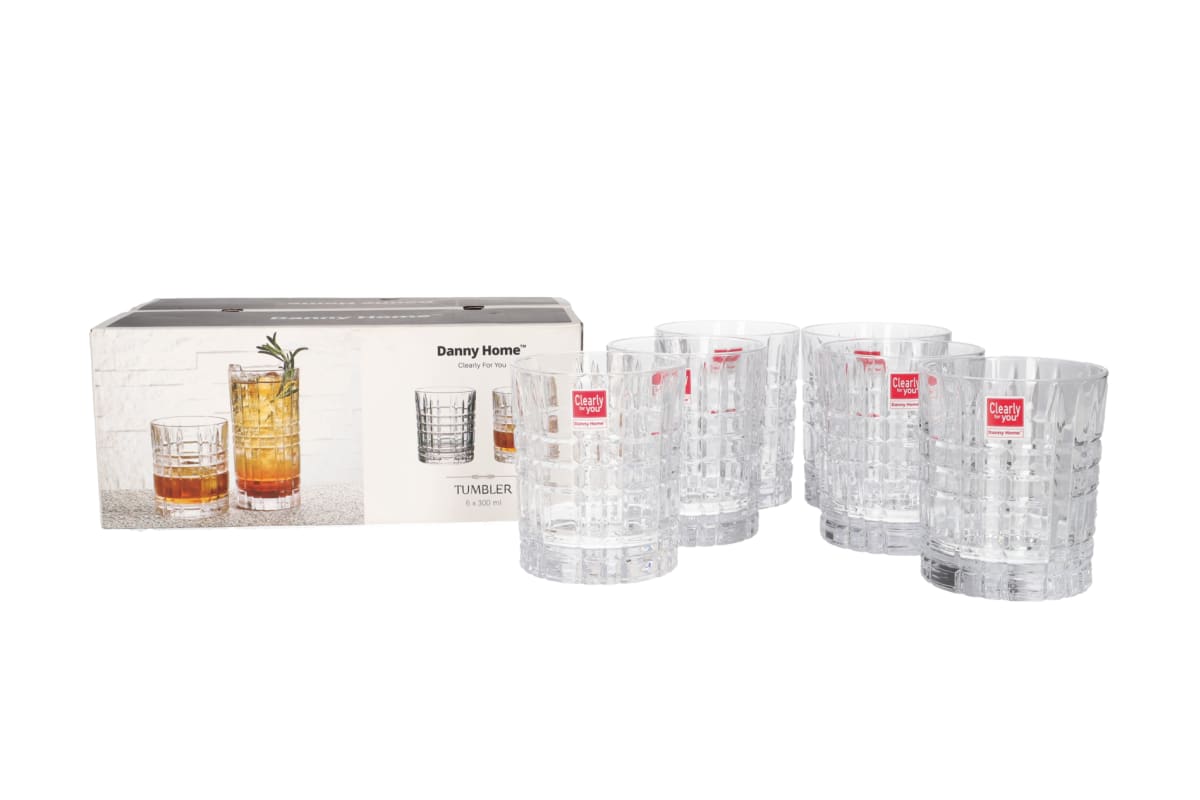 Short Whisky Glasses 6pcs 300ml - default