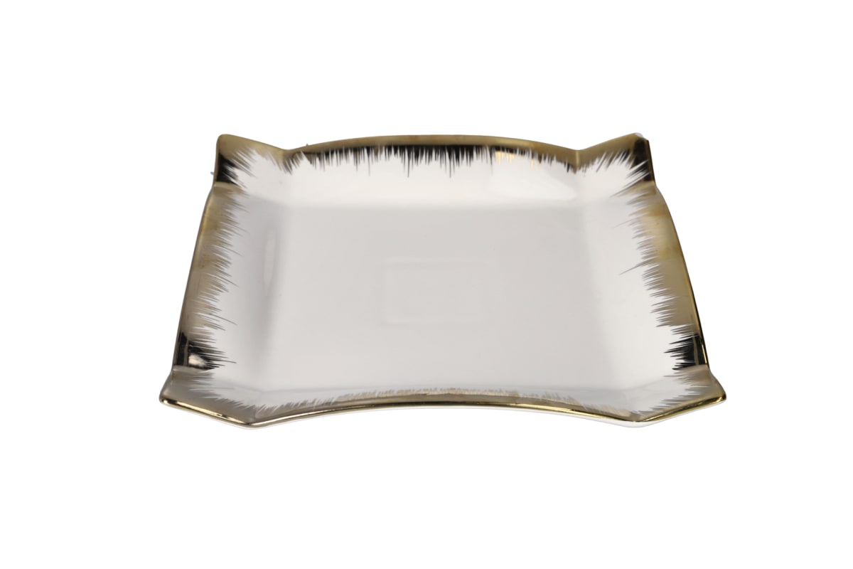 Golden Rim Dinner Plate 23.5cm - default