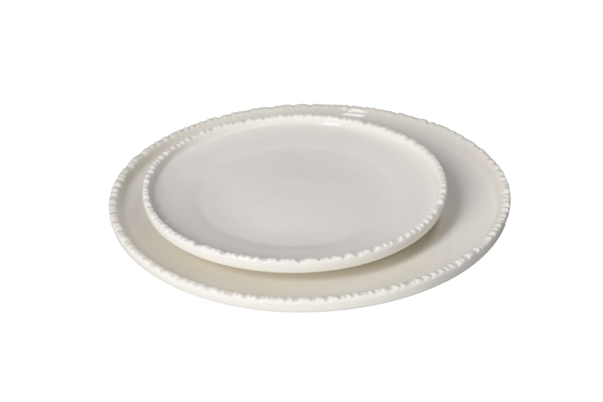 White Round Side Plate 20cm - default