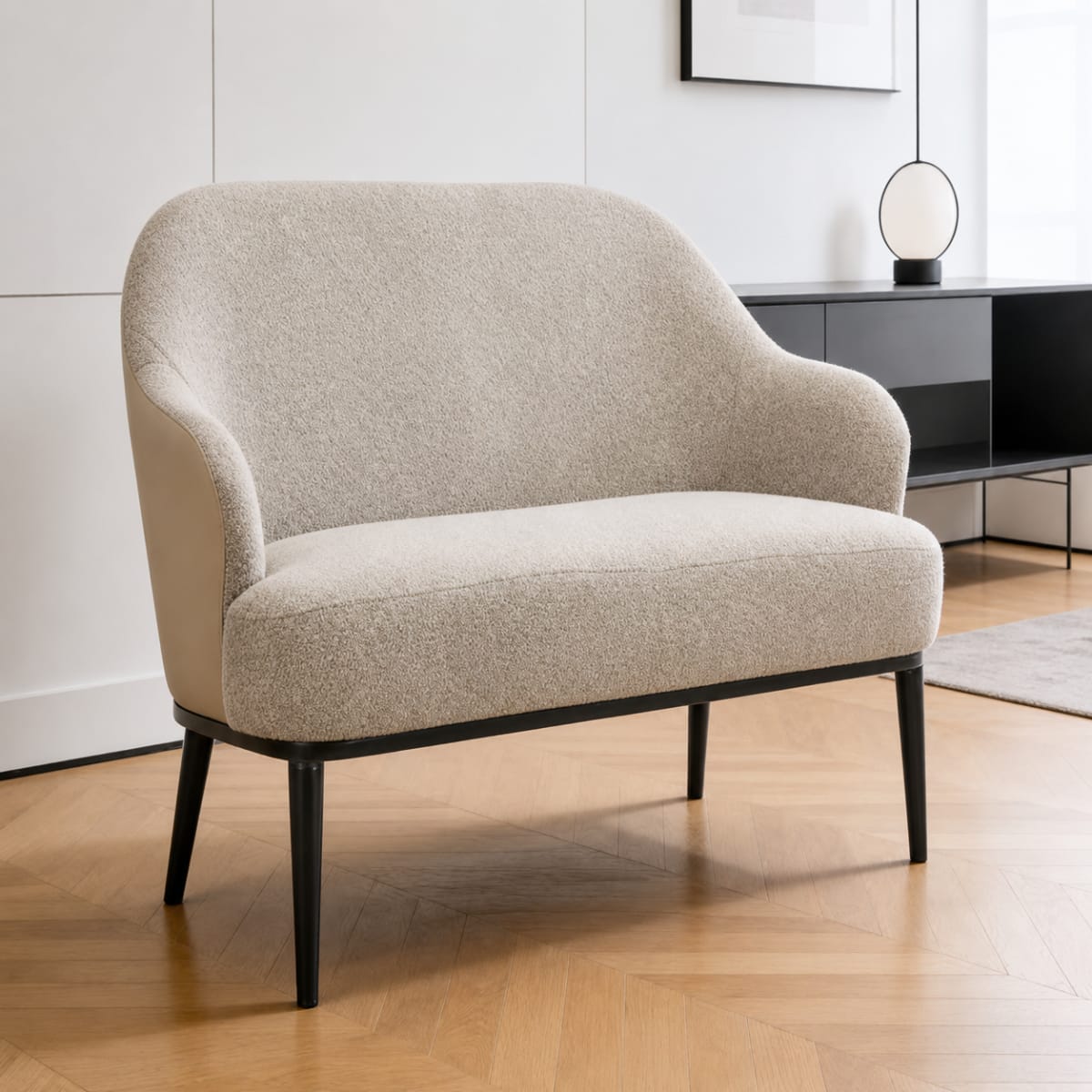 Two-Seater Lounge Accent Chair 140cm - default