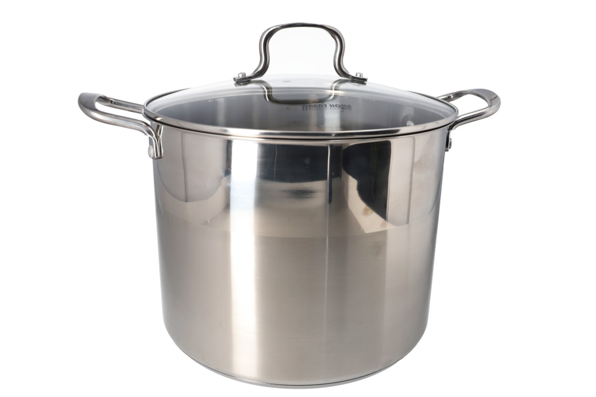 Stainless Steel Stockpot With Glass Lid 28cm - default