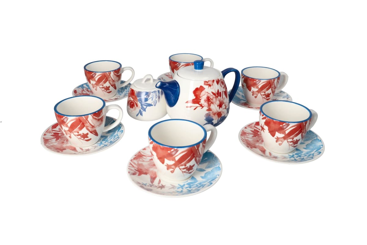 Porcelain Tea Set 16pcs  - default