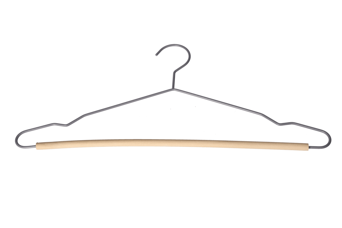 Wooden &amp; Metal Clothing Hanger 10pcs - default