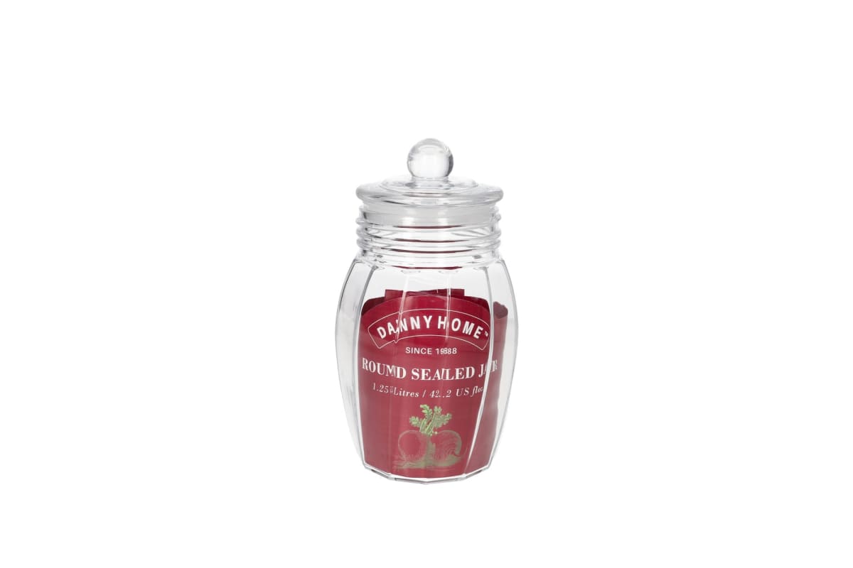 Sealed Glass Jar 1.25L - default