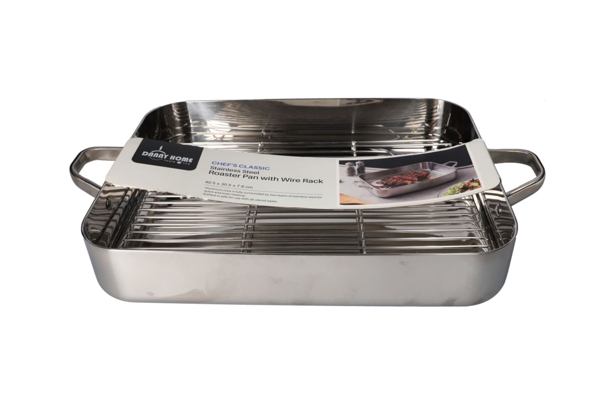 Roasting Pan with Wire Rack 2pcs - default