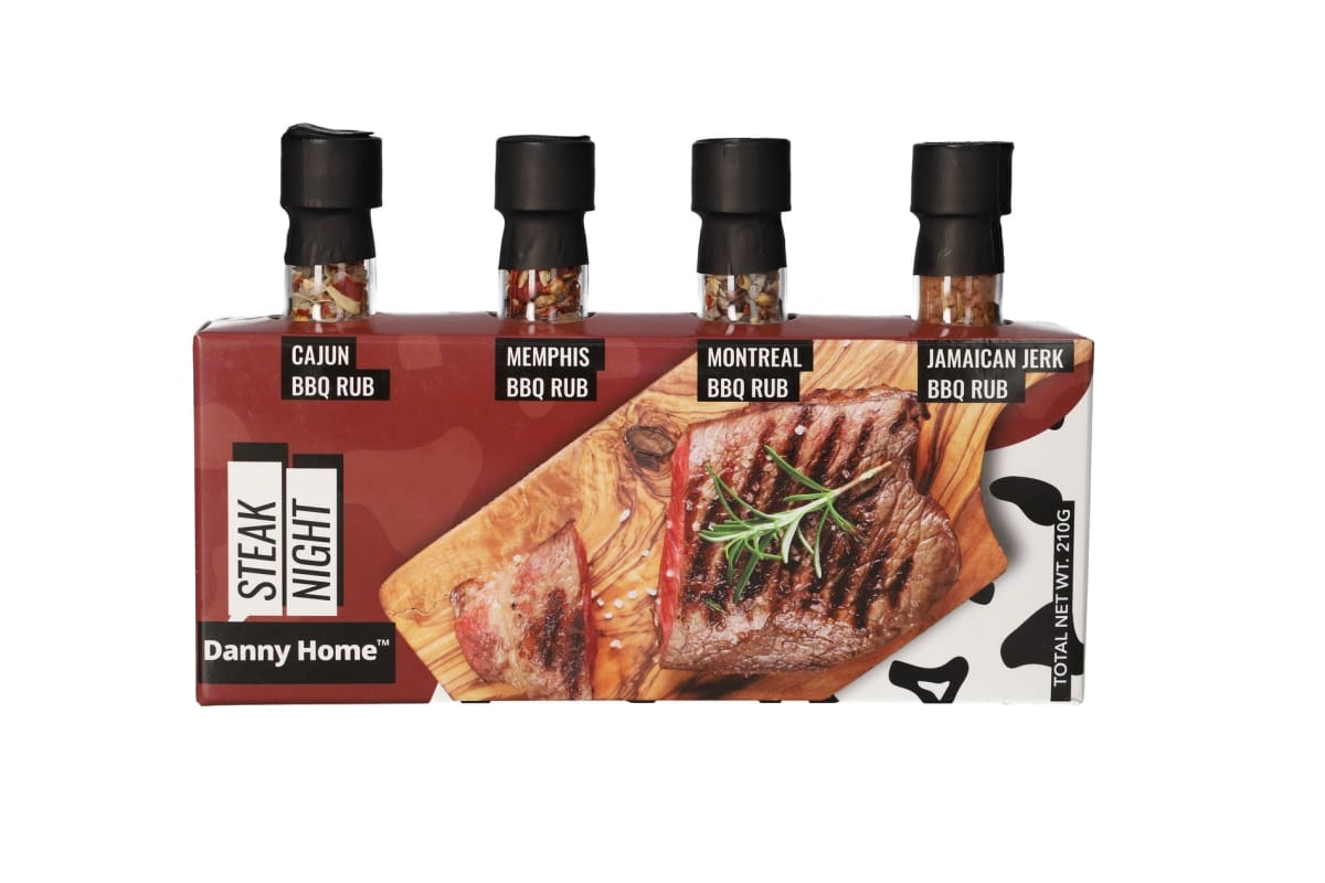 Steak Night Seasoning Spice Set 4pcs  - default
