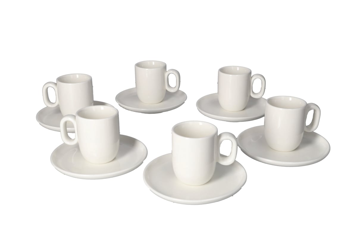 Espresso Cup And Saucer Set 12pcs - default