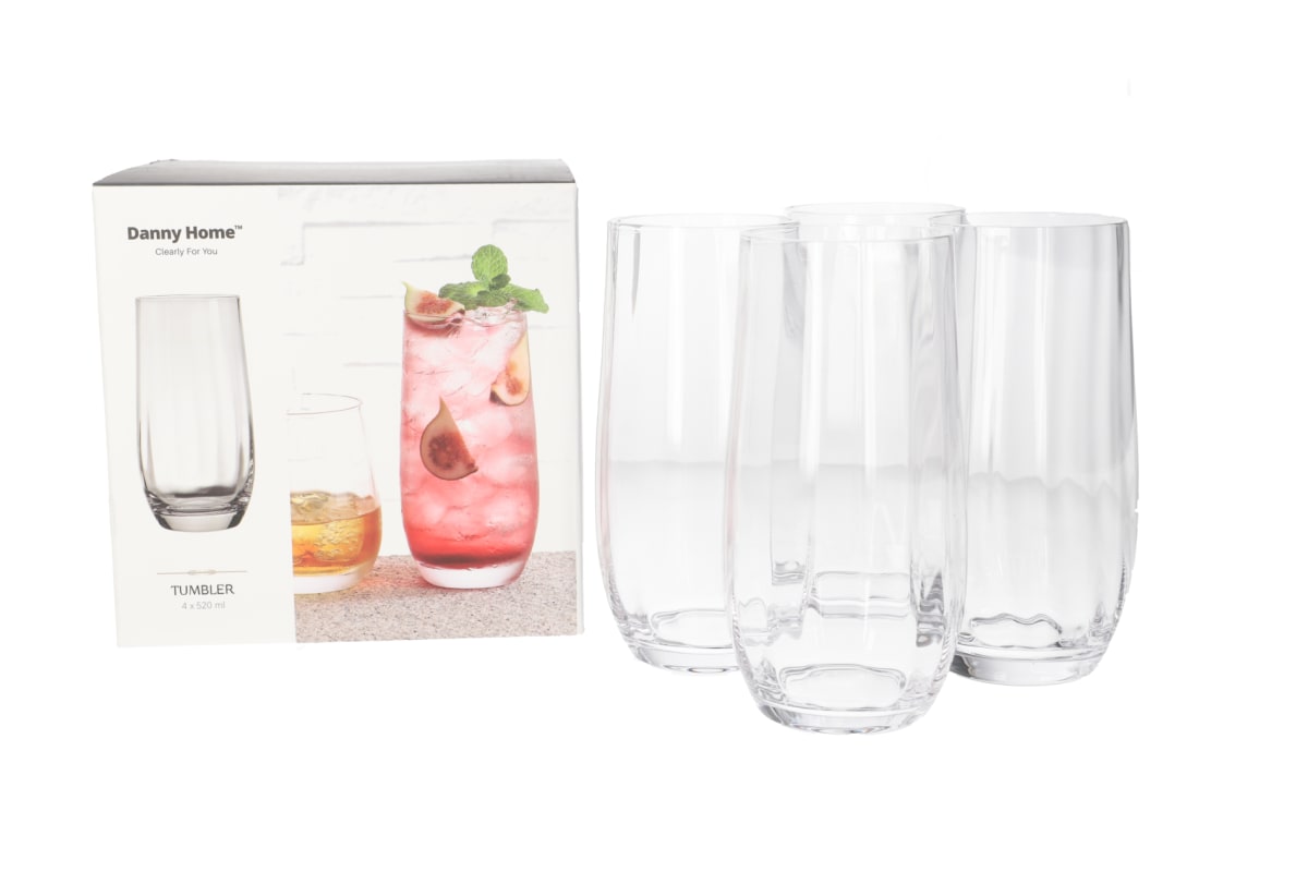 Tumbler Cocktail Glass Set 4pcs 520ml  - default