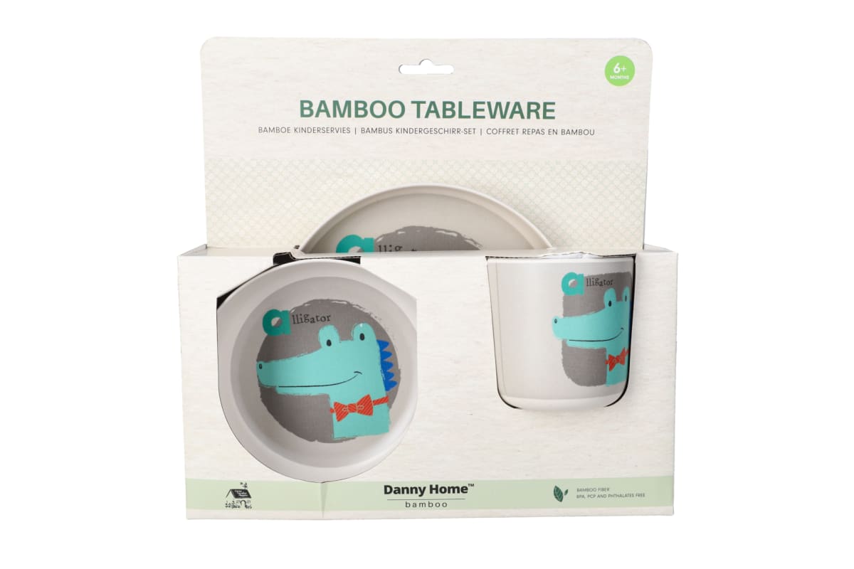 Bamboo Kiddies Tableware 3Pcs - default
