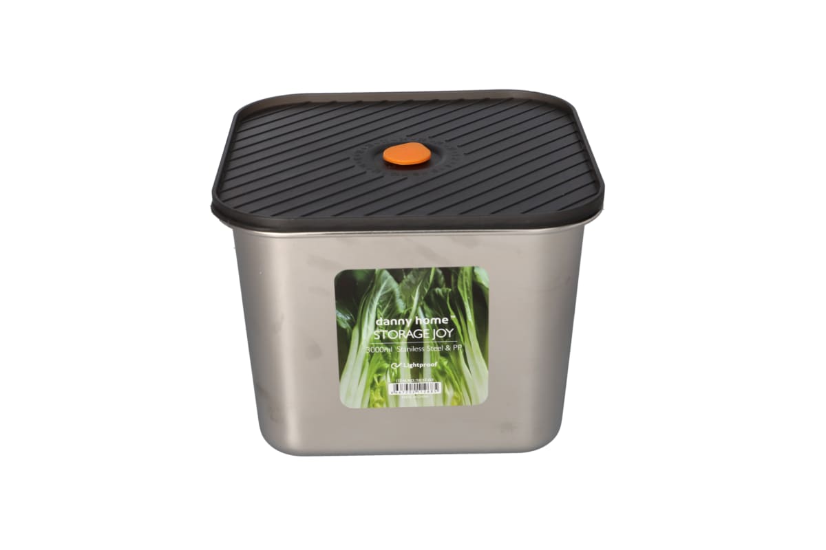 Stainless Steel Air Tight Lunch Tin 3000ml - default