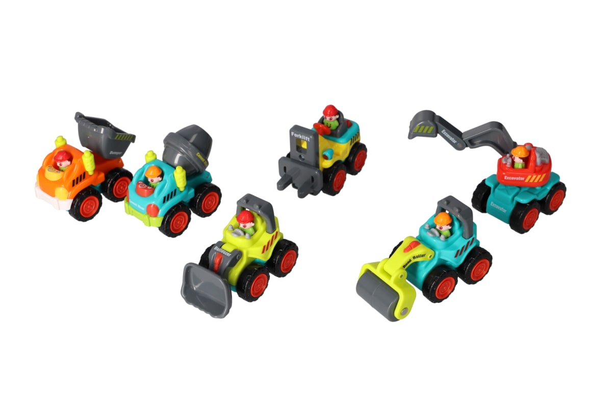 Construction Mini Toy Set 6Pcs  - default