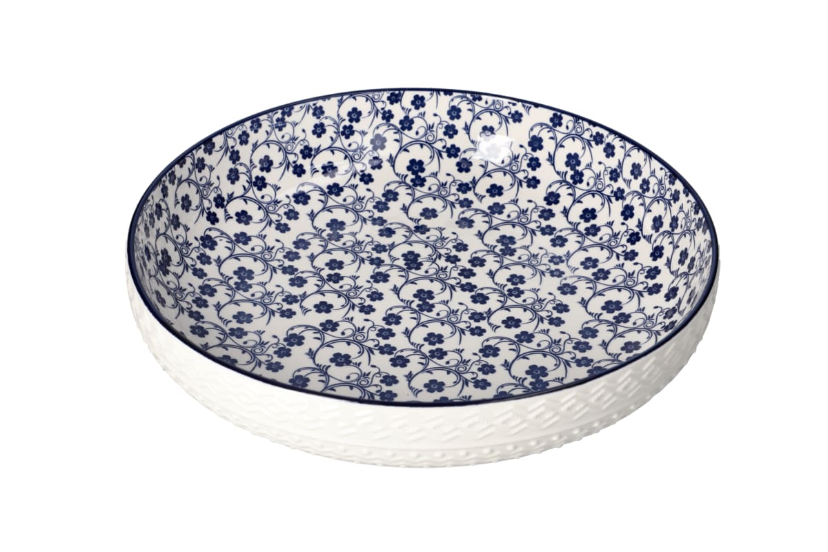 Floral Design Salad Bowl 31.3cm - default