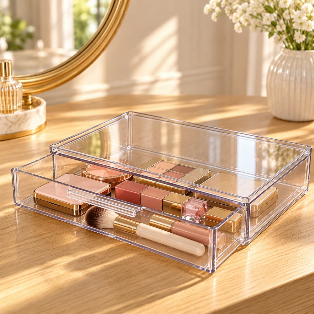Plastic Shallow Drawer Organizer 5.1cm - default