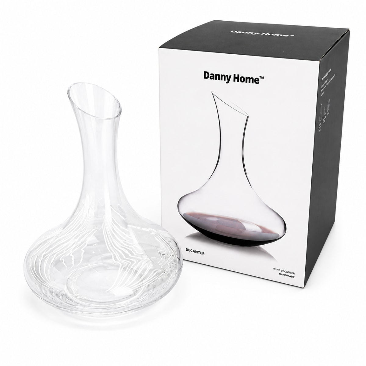 Clear Wine Glass Decanter 1900ml  - default