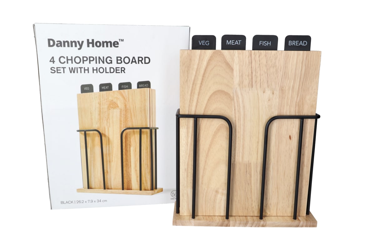 Bamboo Cutting Boards 4pcs 32.6cm - default