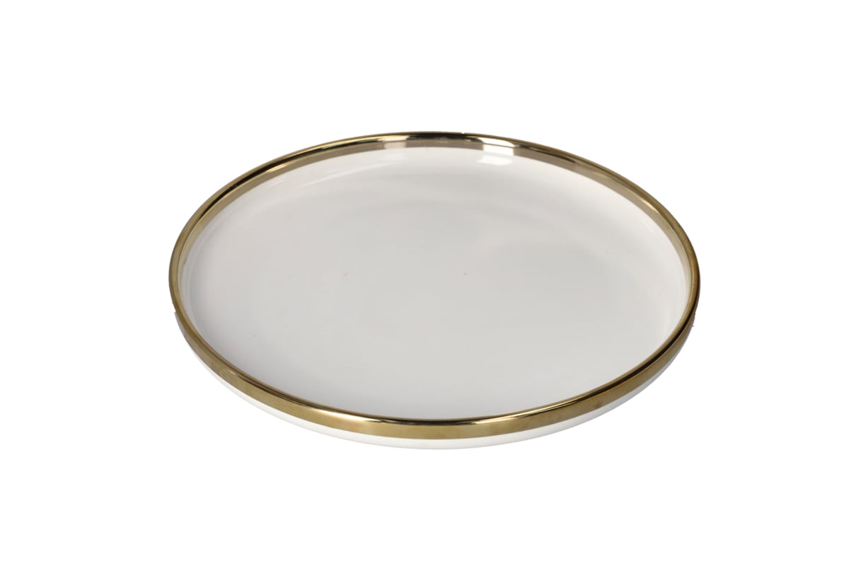 Golden Rim Dinner Plate 25.4cm - default