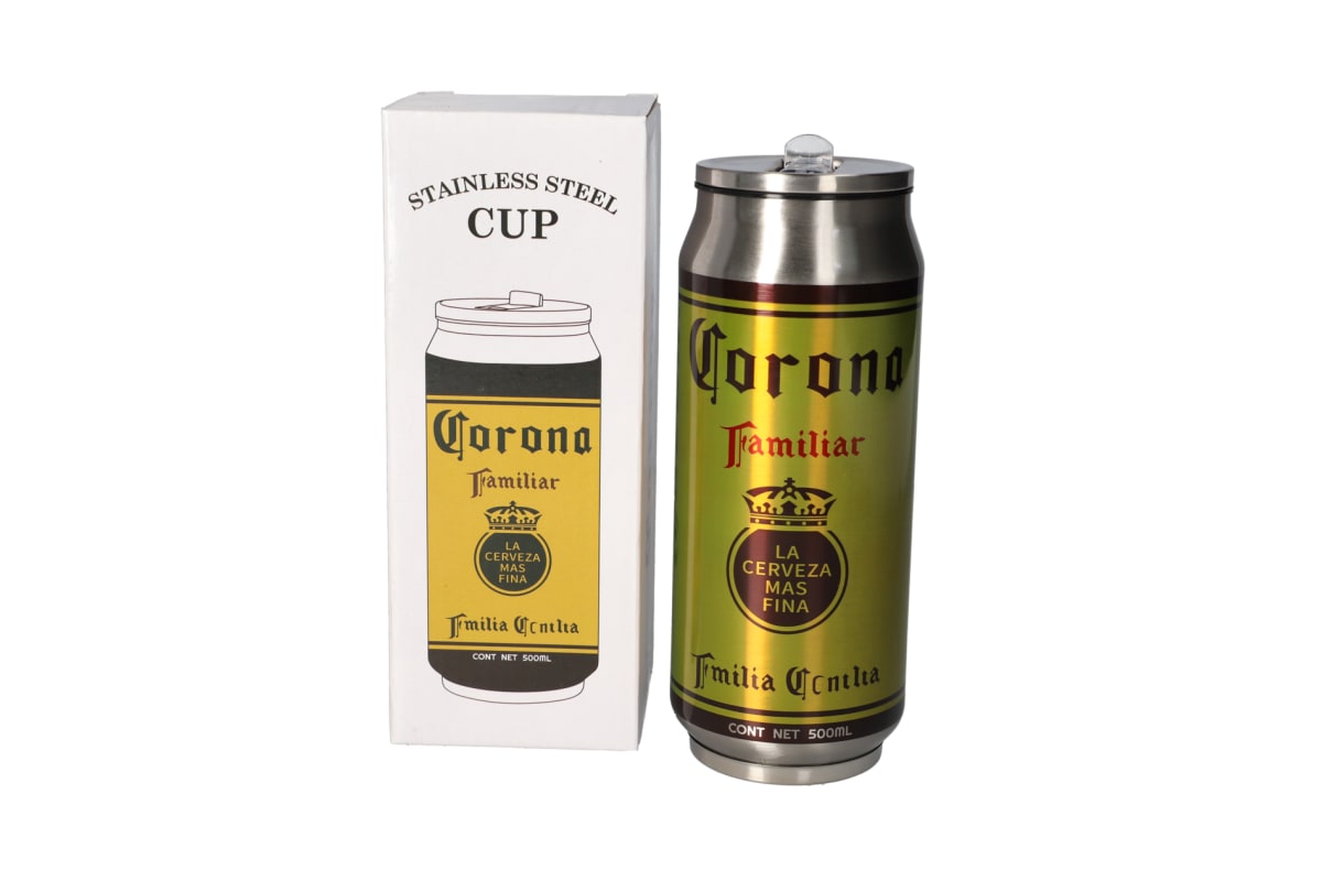 Cola Can Cup with Straw 500ml - default