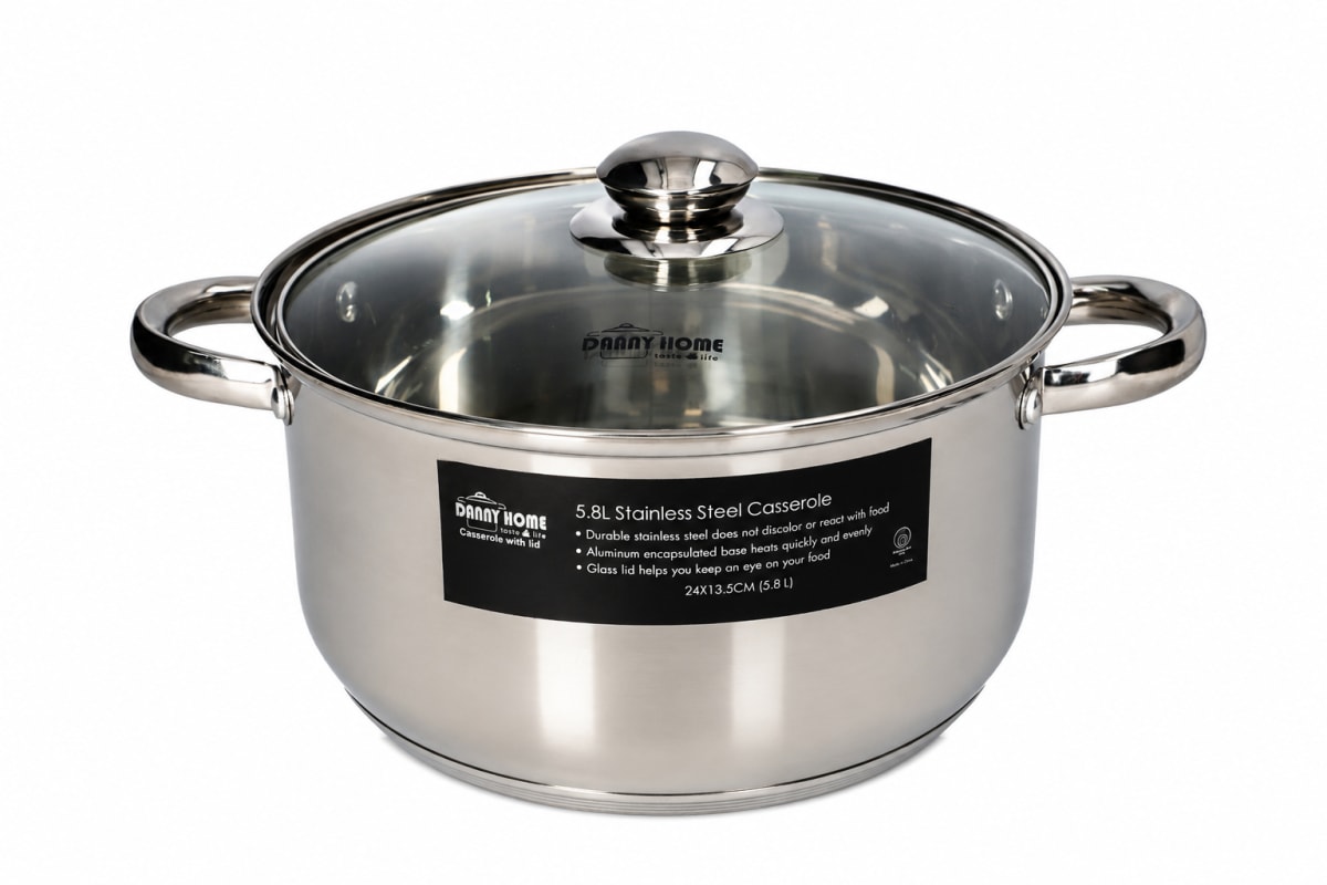 Casserole Pot &amp; Lid 5.8L - default