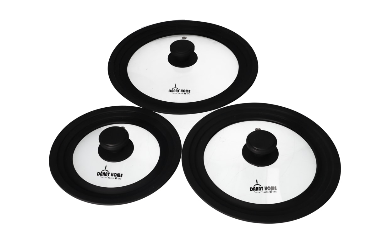 Glass &amp; Silicone Pot Lid 25.5cm - default