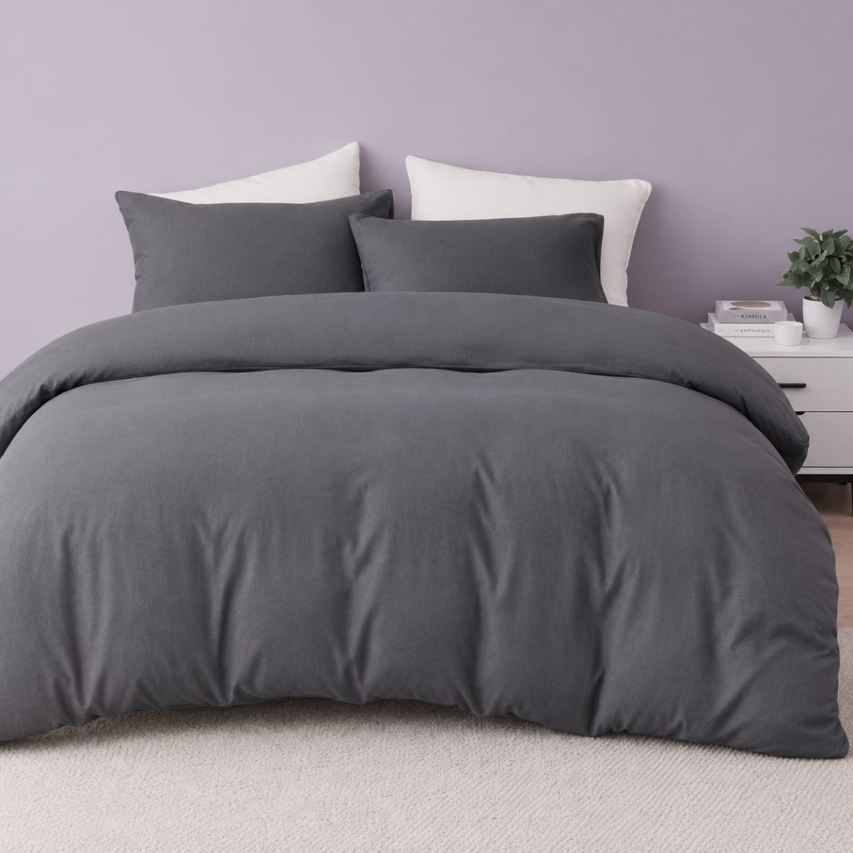 Polyester Single Bed Duvet Cover 2pcs - default