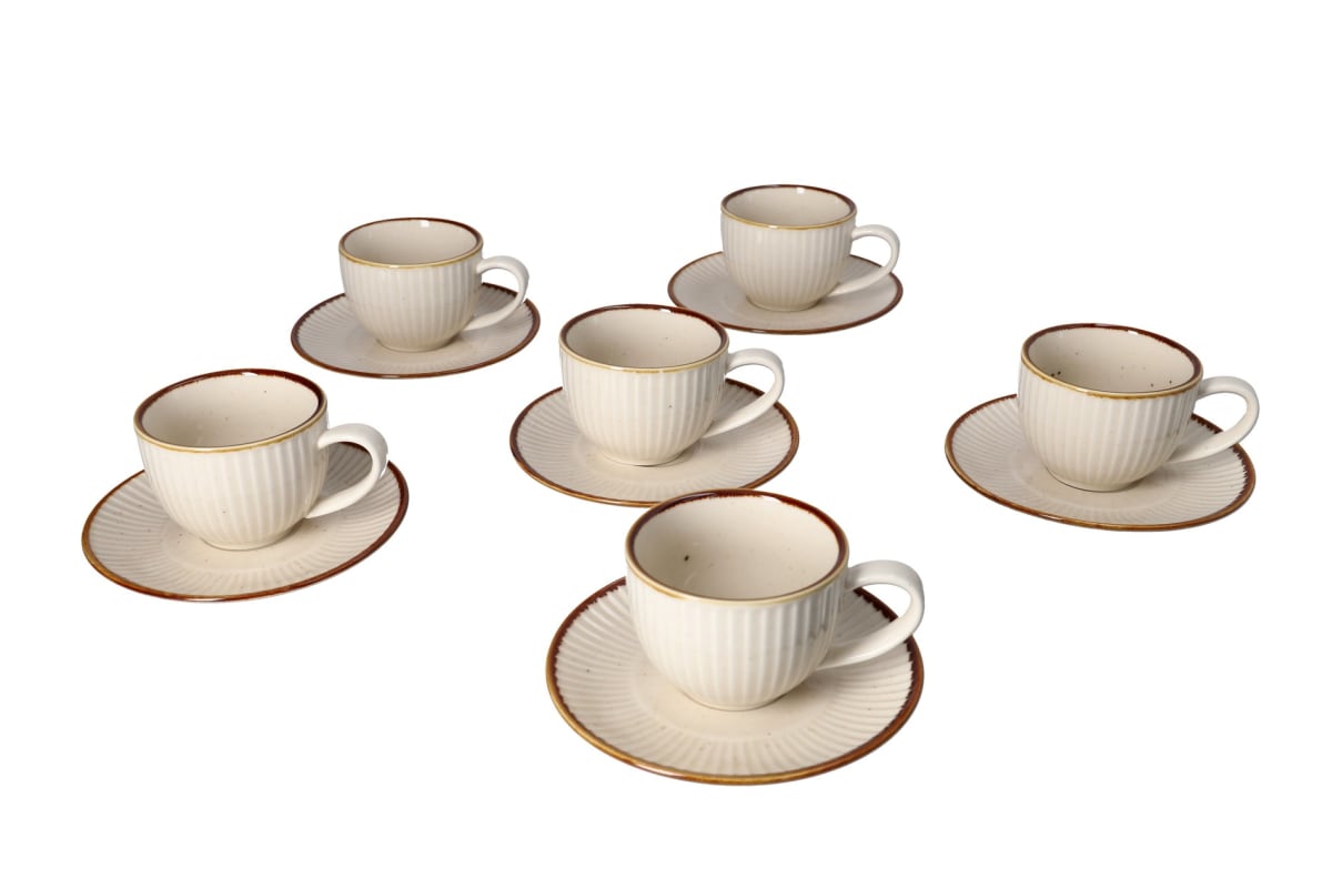 Ceramic Cup & Saucer 120ml | Danny Home