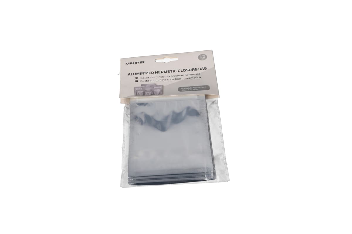 Aluminized Hermetic Closure Bag 9X15cm - default