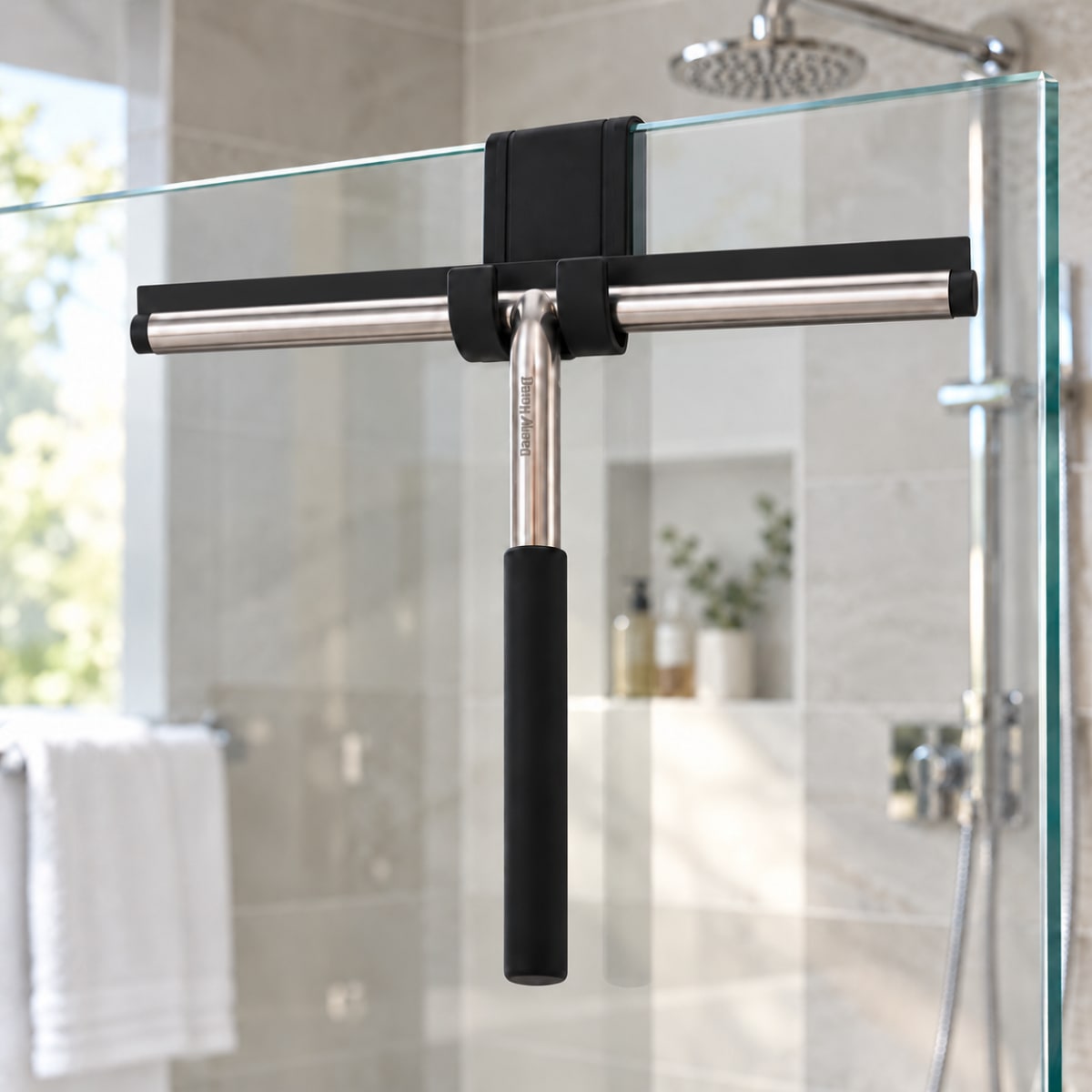 Bathroom Squeegee with Silicone Holder 23.5cm - default