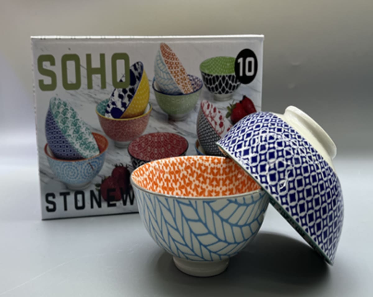 Bohemian Design Dessert Bowls 10pcs 12.1cm - default