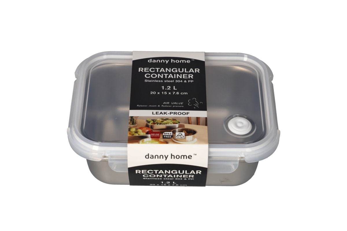Stainless Steel Lunch Box 1200ml - default