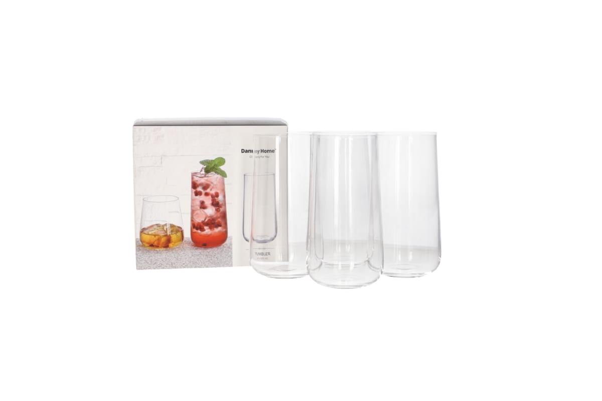 Tall Tumbler Glasses 6pcs 500ml - default